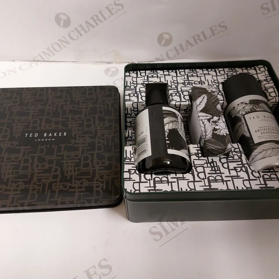 TED BAKER LONDON BATH&BODY TIN GIFT SET 
