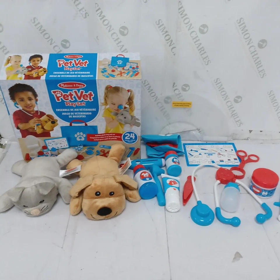 BOXED AND SEALED MELISSA & DOUG EXAMINE & TREAT PET VET PLAY SET