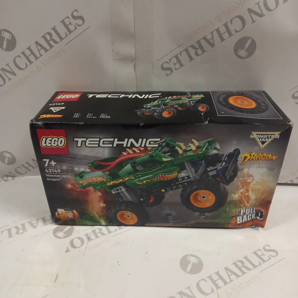 BOXED LEGO TECHNIC MONSTER JAM DRAGON TRUCK - 42149 RRP £17.99