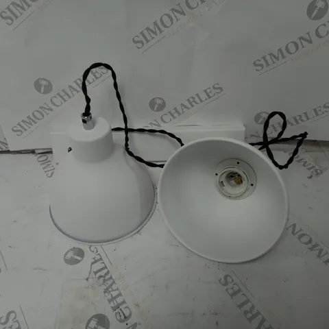 BOXED LAMPEX ZOE 2 LIGHT CASCADE PENDANT WHITE
