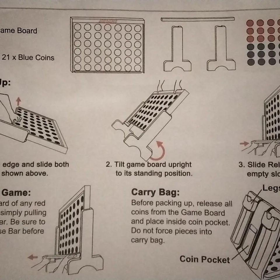 BOXED GIANT CONNECT 4 GAME