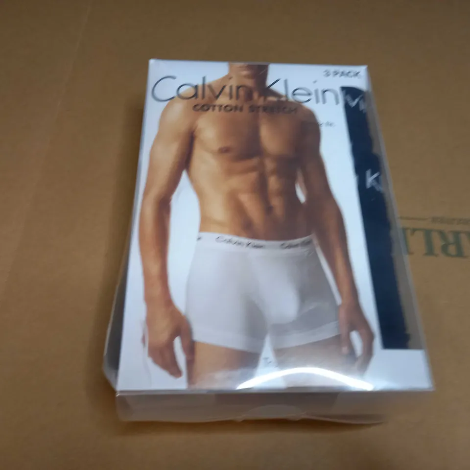 CALVIN KLEIN COTTON STRETCH PACK OF 3 BOXERS - MEDIUM