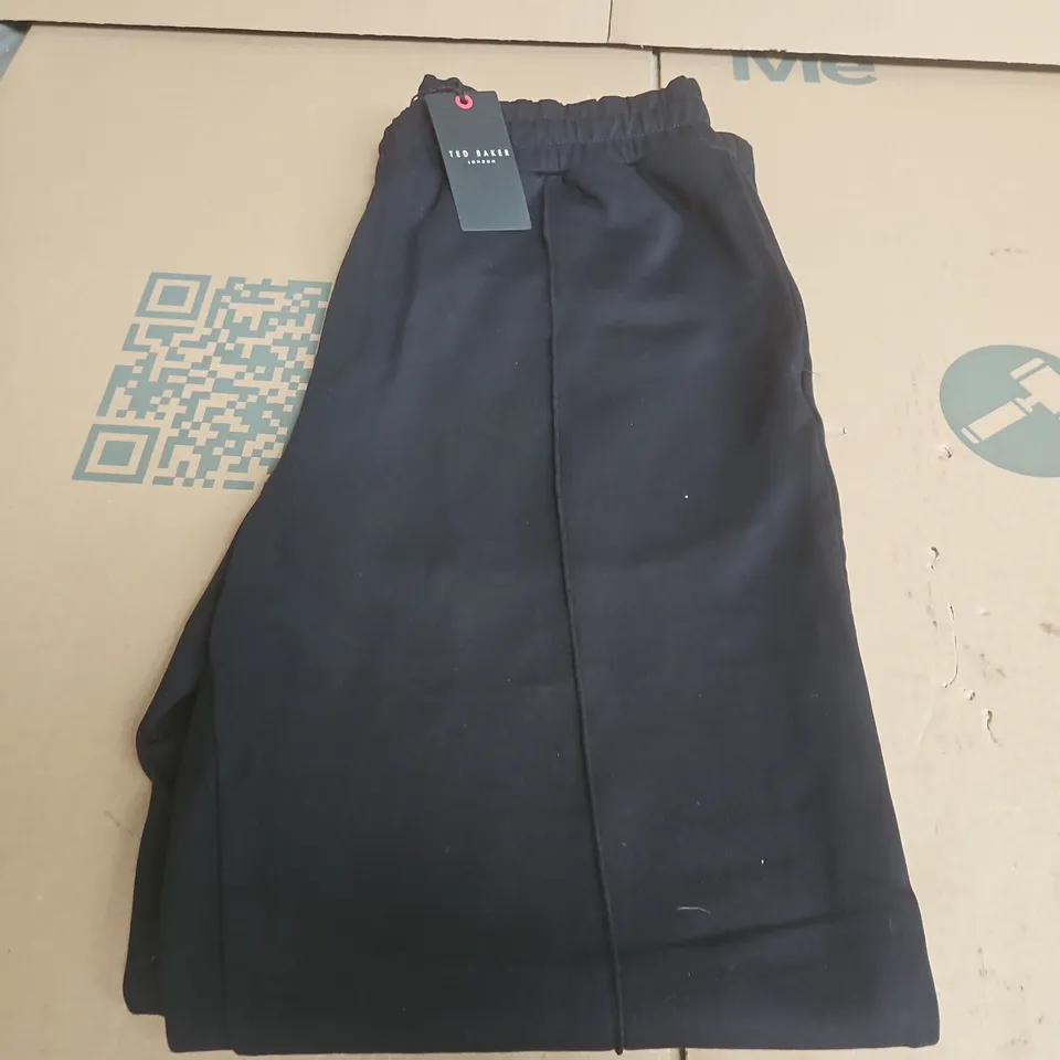 TED BAKER LONDON NAVY HONEYCOMB TRIM JOGGERS – SIZE 34R