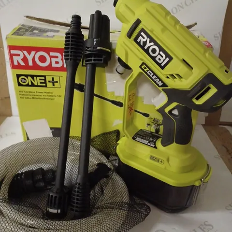 RYOBI 18V ONE+ CORDLESS 18V POWER WASHER 