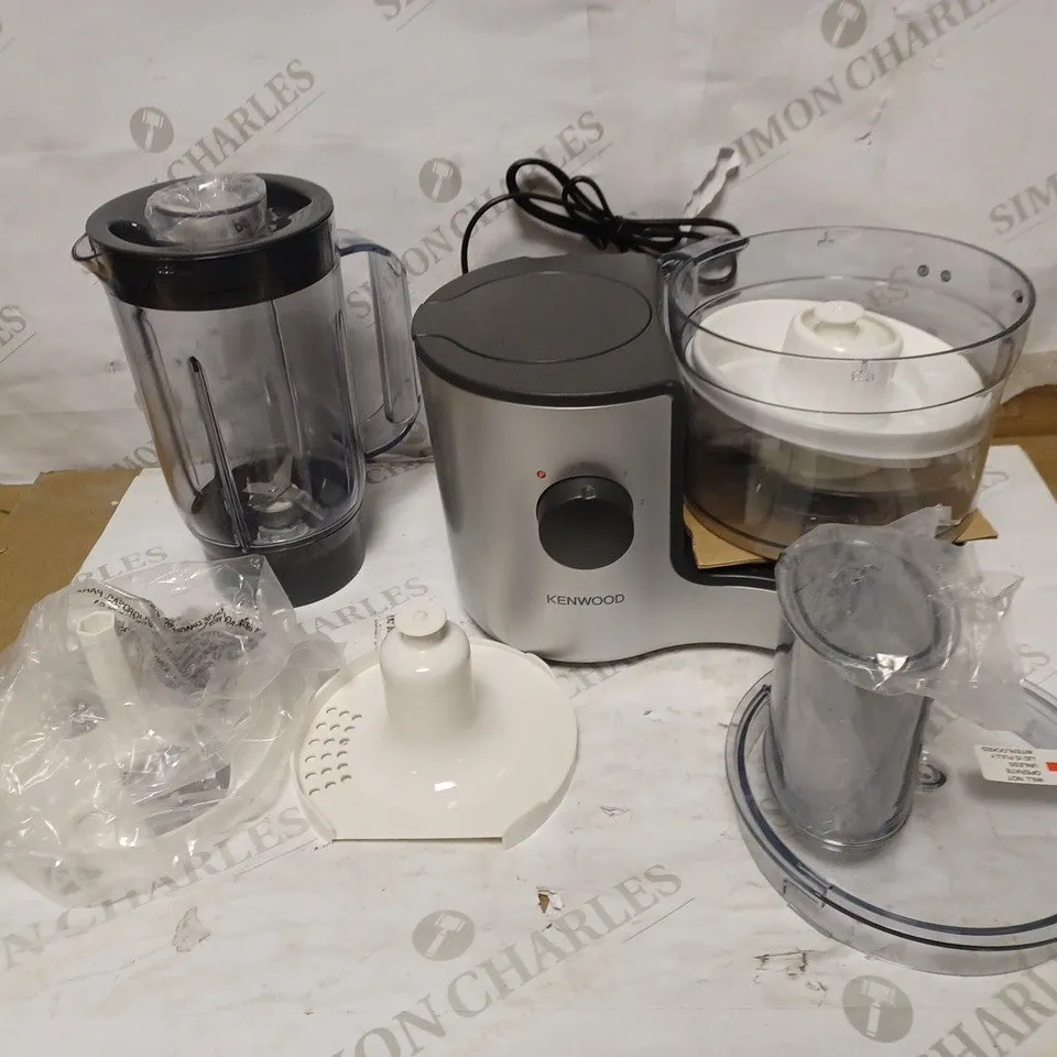 KENWOOD COMPACT FOOD PROCESSOR - SILVER AND GREY