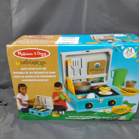 MELISSA & DOUG CAMP STOVE PLAY SET 