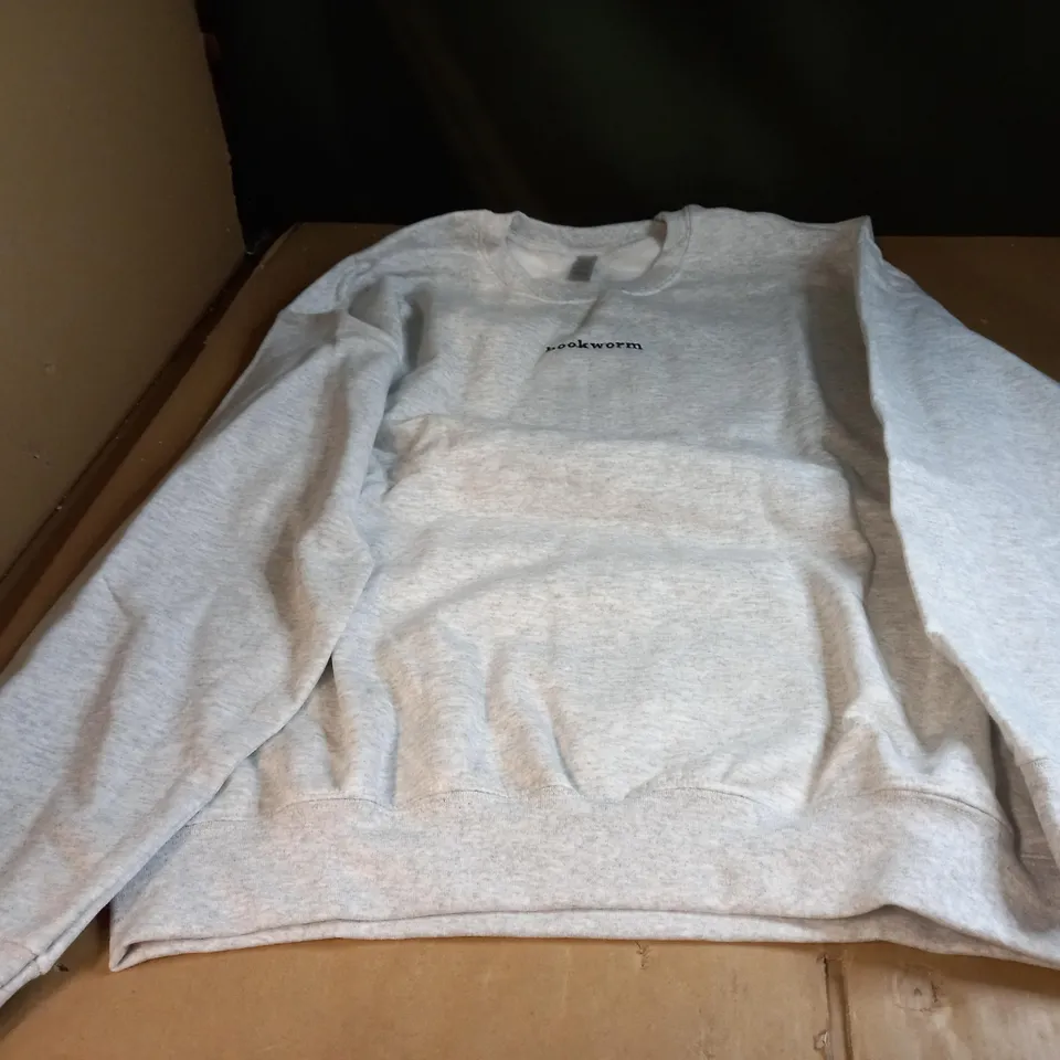 GREY BOOKWORM JUMPER - L