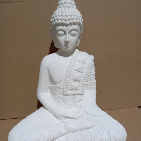 KELLY HOPPEN INDOOR OUTDOOR LARGE BUDDHA STATUE - WHITE