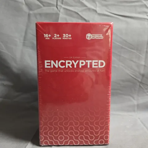 ENCRYPTED UK EDITION – CARD GAME - SEALED