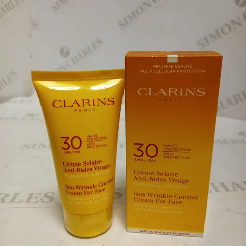 CLARINS SUN WRINKLE CONTROL CREAM FOR FACE 