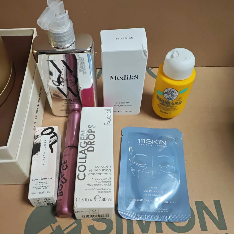 ASSORTED SKINCARE & BEAUTY PRODUCTS IN GOLDEN EGG MEDIK8, RODIAL, 111SKIN & FENTY BEAUTY