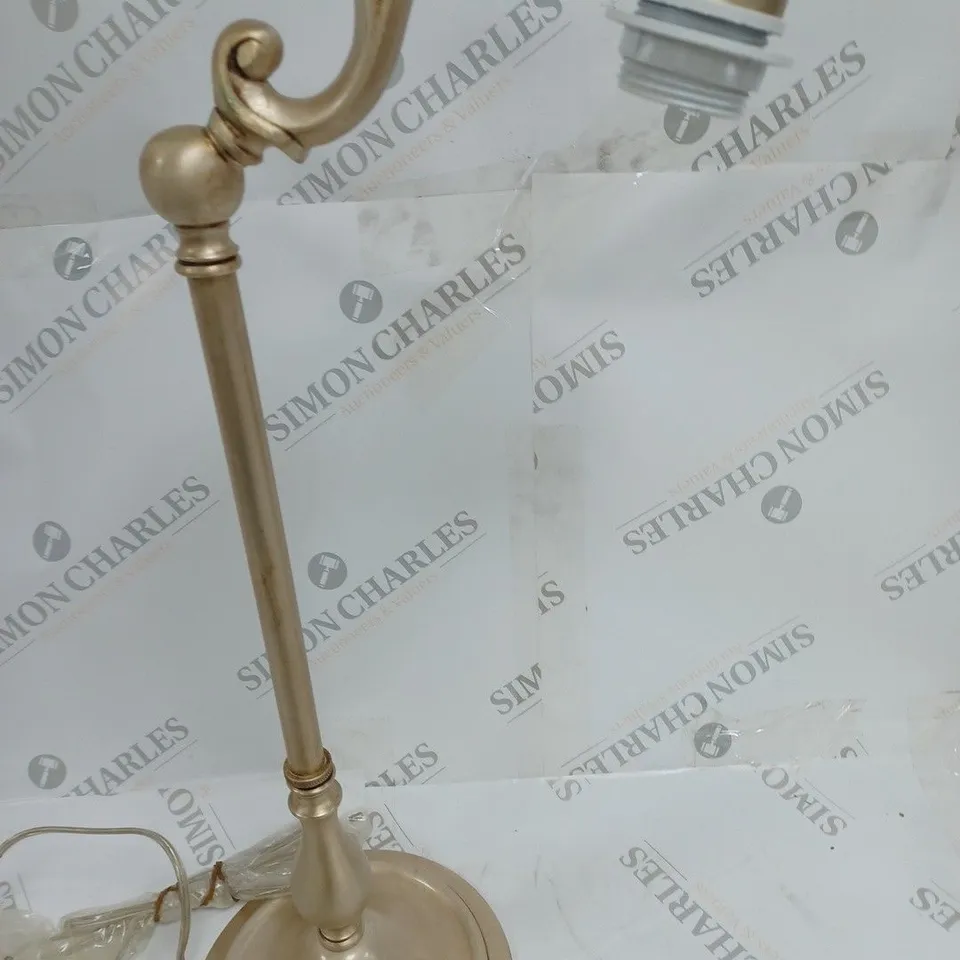 MARTINEZ Y ORTS DESK LAMP WITH MAT SHADED FLEMISH FINISH