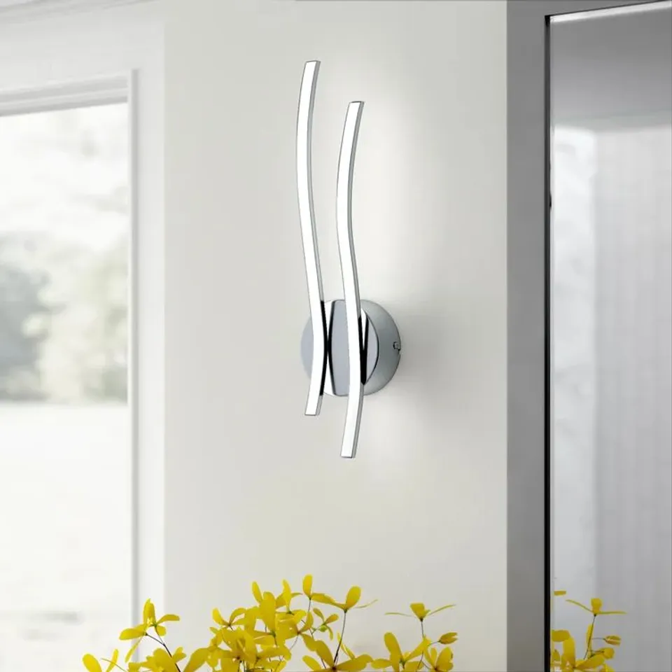 BOXED EVALYN ALUMINIUM ARMED SCONCE 