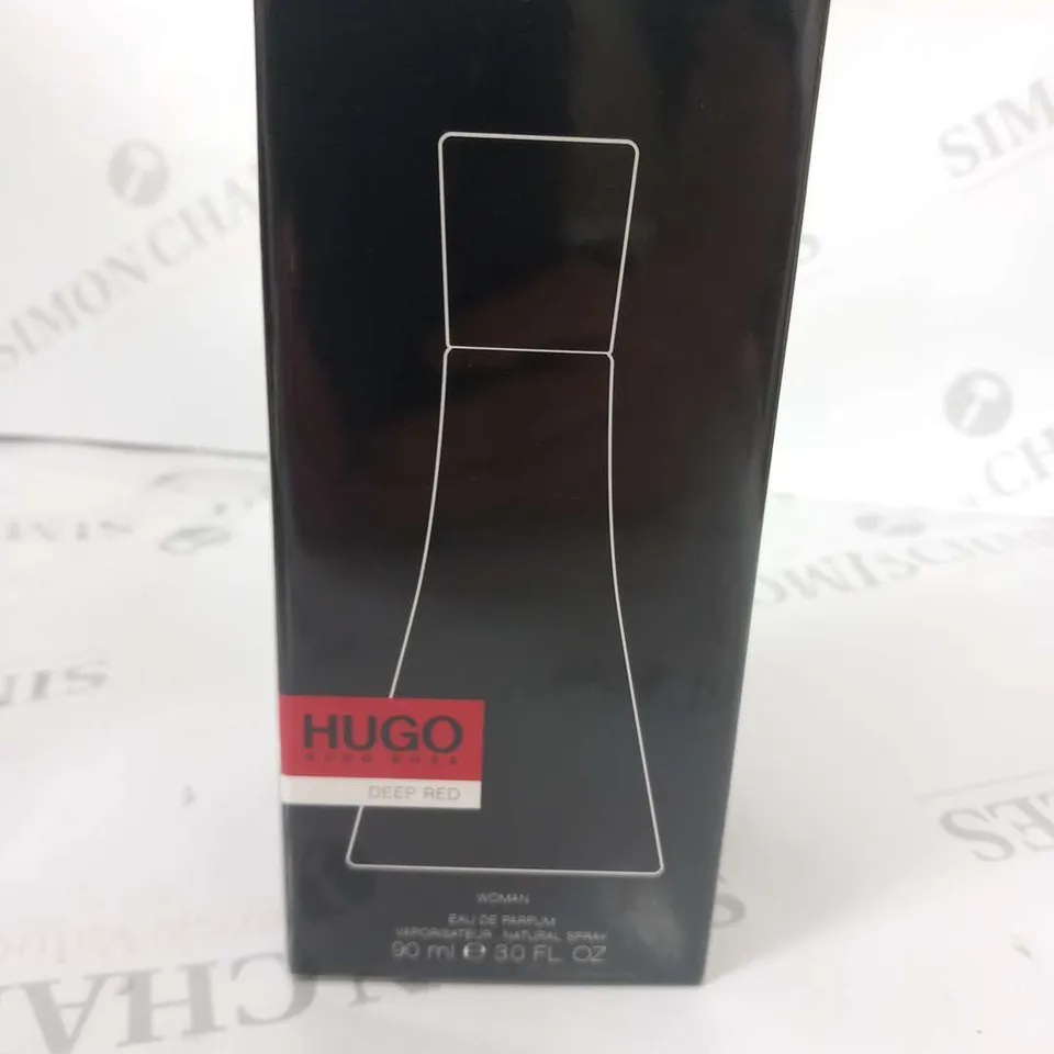 BOXED AND SEALED HUGO BOSS HUGO DEEP RED EAU DE PARFUM SPRAY 90ML 