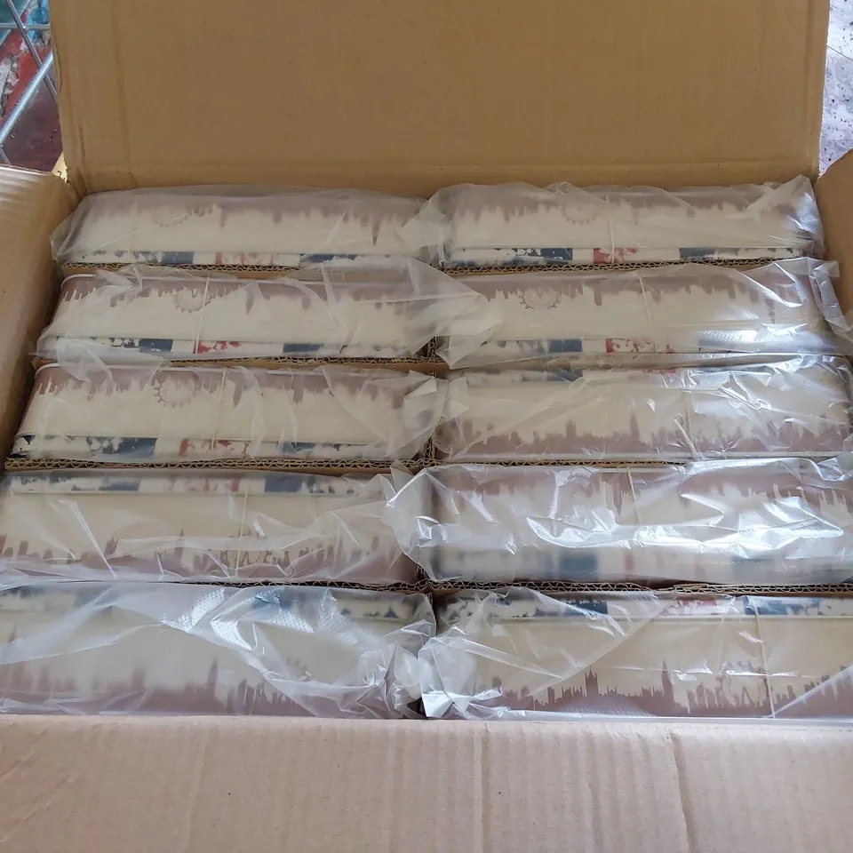 BOX TO CONTAIN 10 X LONDON DELI UNION JACK TINS 