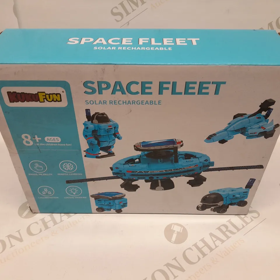SIX BRAND NEW BOXED KUKU FUN SPACE FLEET SOLAR RECHARGEABLE 