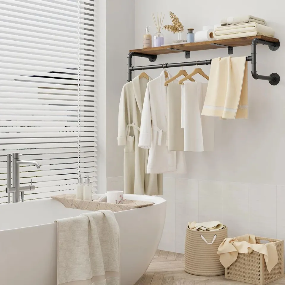 BOXED 105CM CLOTHING RACK