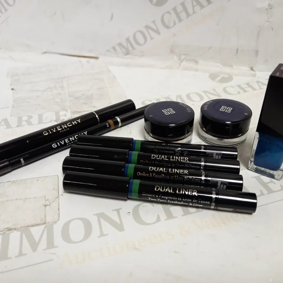 LOT OF 9 ASSORTED GIVENCHY MAKE UP ITEMS