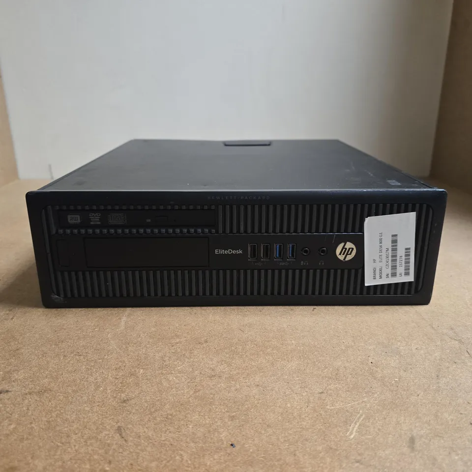HP ELITE DESK 800 G1 DESKTOP COMPUTER
