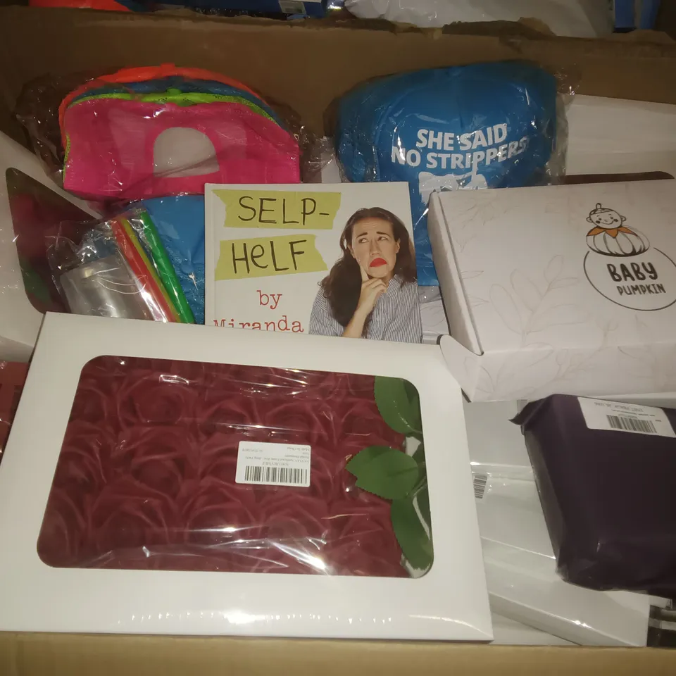 PALLET OF ASSORTED ITEMS TO INCLUDE ARTIFICIAL FOAM FLOWERS, DIAMOND PAINTING KITS AND NOVELTY HATS