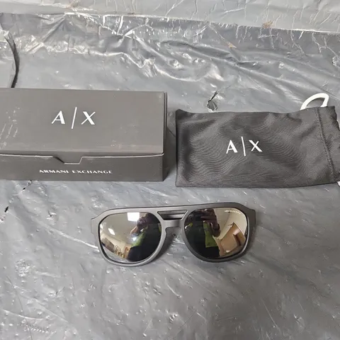 BOXED ARMANI EXCHANGE OAX4074S BLACK SUNGLASSES