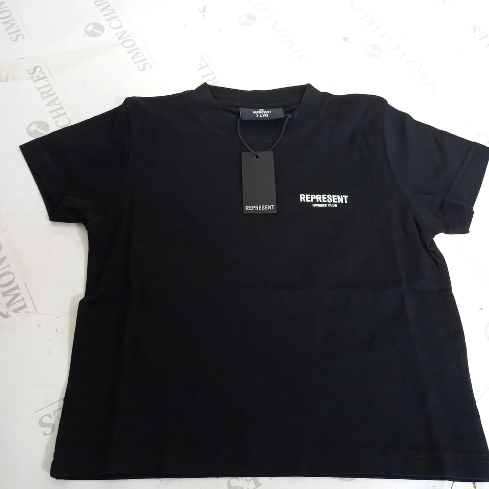 REPRESENT OWNERS CLUB BACK TEE SIZE 3-4 YRS