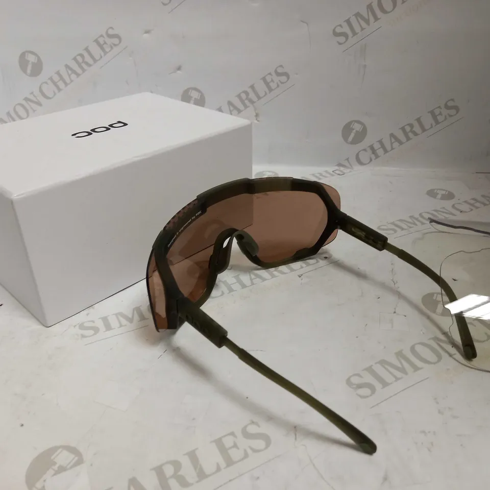 POC DEVOUR EPIDOTE GREEN TRANSLUCENT GOGGLES/SUNGLASSES