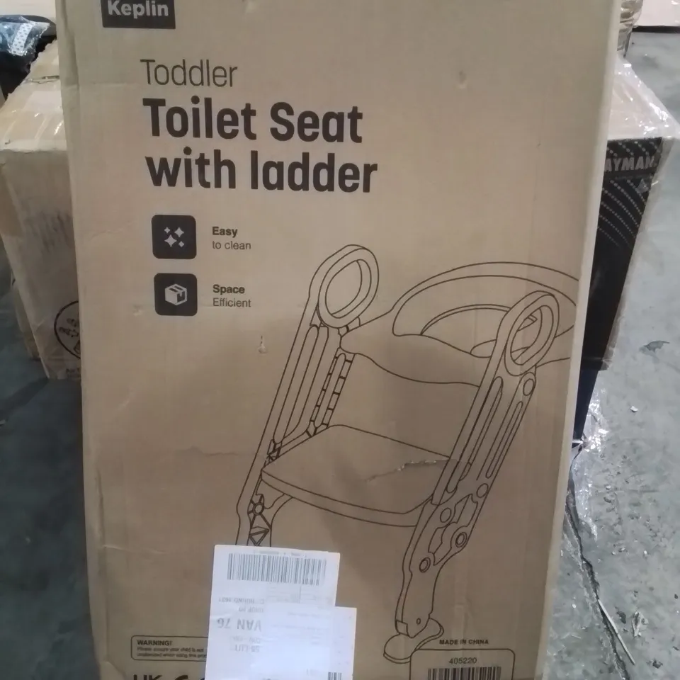 BOXED KEPLIN TODDLER TOILET SEAT WITH LADDER