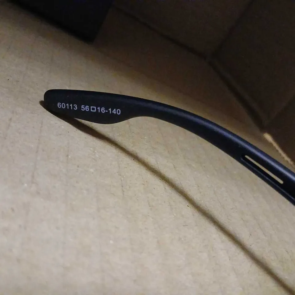 PRADA SUNGLASSES 60113 – BLACK RECTANGULAR FRAMES (56-16-140)