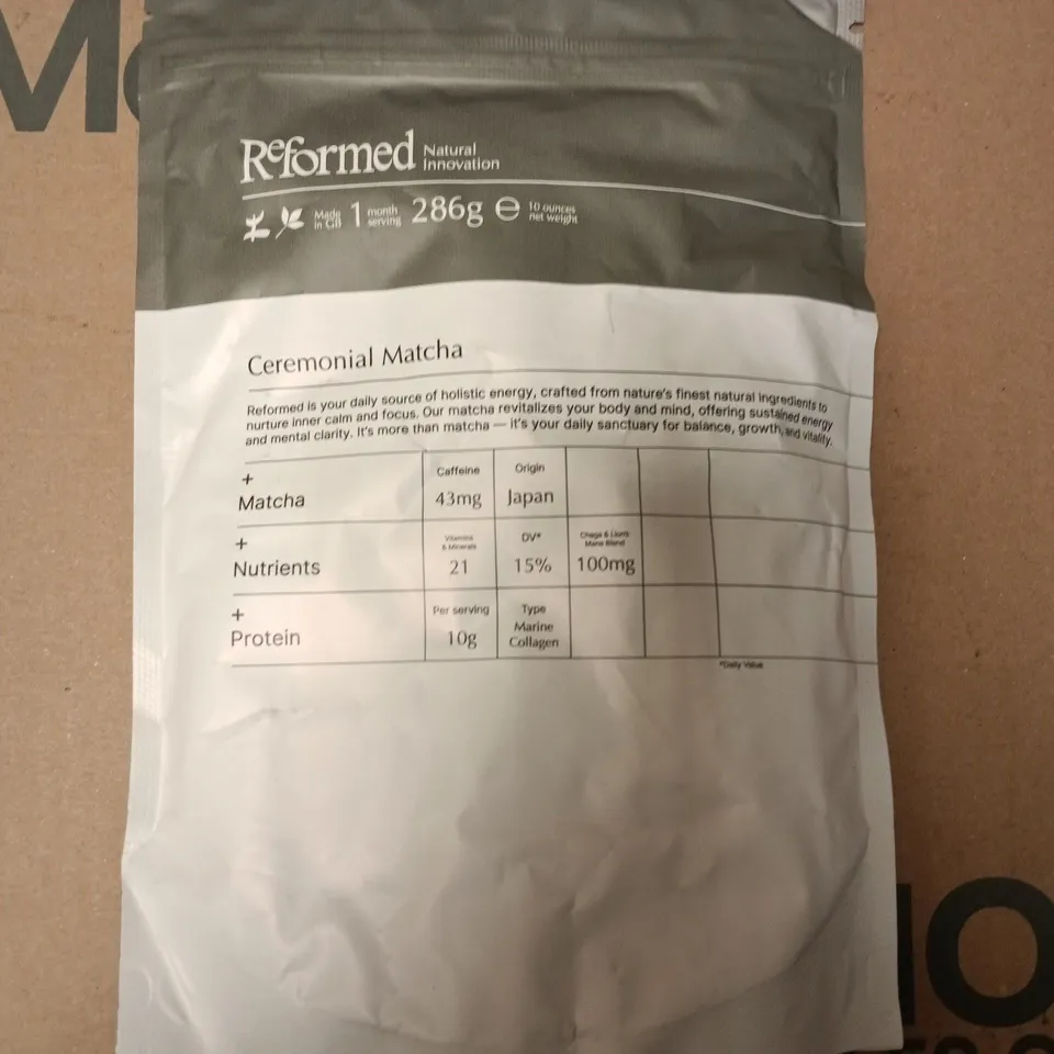 REFORMED CEREMONIAL MATCHA TEA POWDER – 286G