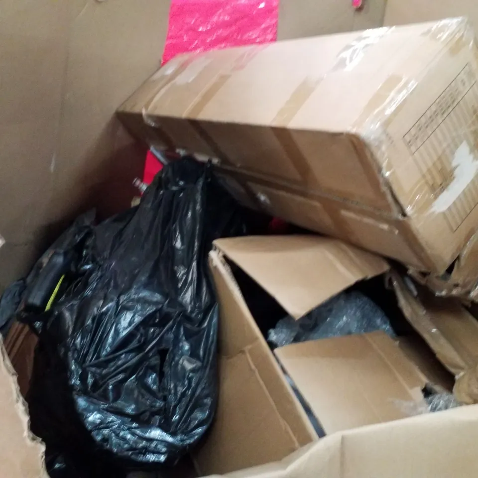 PALLET OF ASSORTED PRODUCTS INCLUDING ELECTRIC HEDGE TRIMMER, TOILET SEAT, WALL CLOCK, BABY WALKER