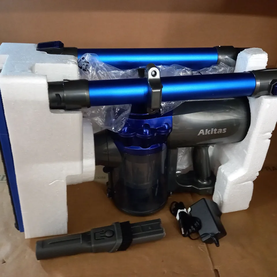 BOXED AKITAS CORDLESS STICK VACUUM 