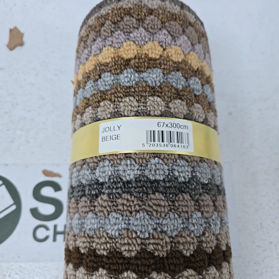 CARPET ROLL – JOLLY BEIGE, 67X300 CM