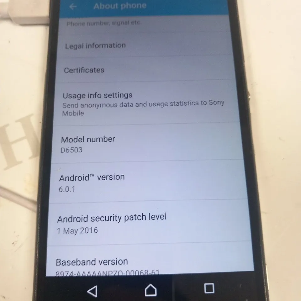 SONY XPERIA D6503 MOBILE PHONE