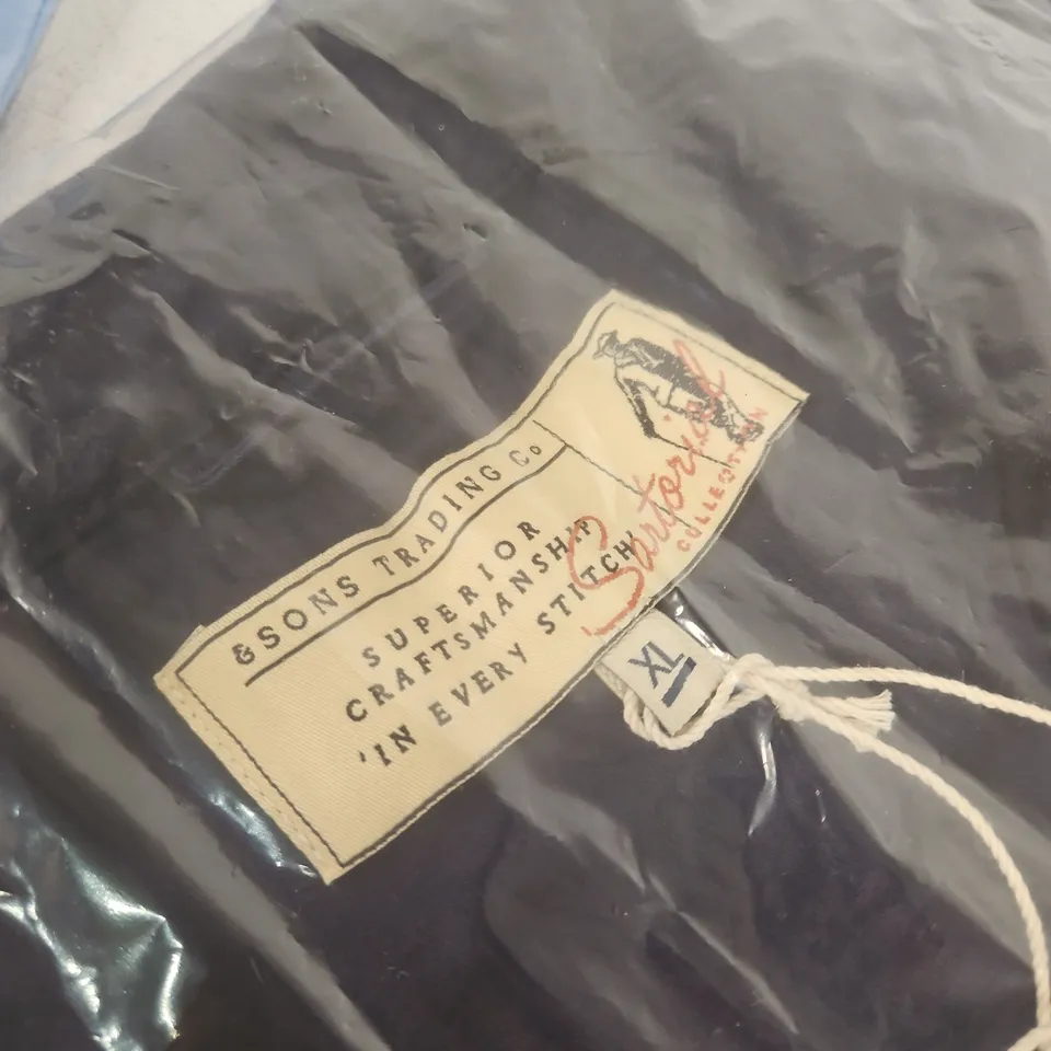 G. & SONS TRADING CO. MENS SUIT JACKET MIDNIGHT BLUE XL