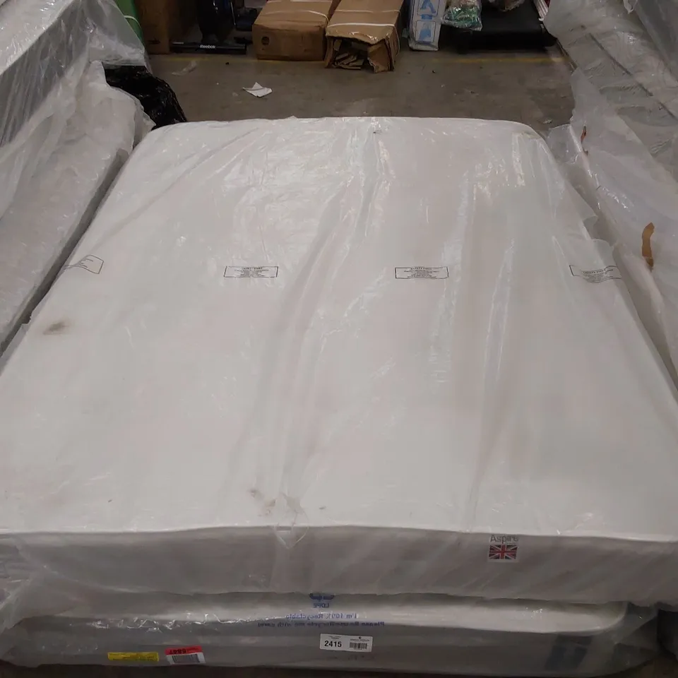 QUALITY BAGGED MEMORY FOAM OPEN COIL 5FT MATTRESS