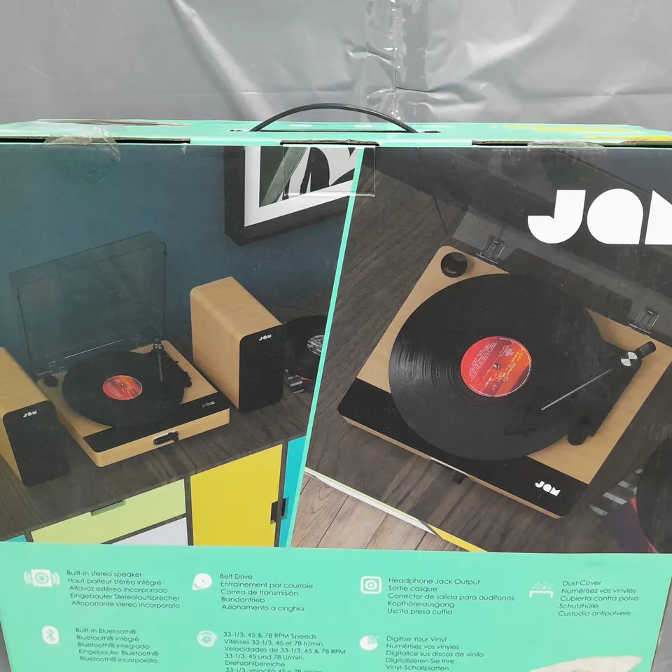 2 X BOXED JAM BLUETOOTH SOUND STREAM+ TURNTABLE