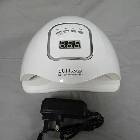 LOT OF 4 SUN X5 MAX PROFESSIONAL GEL POLISH LED NAIL DRYER LAMPS