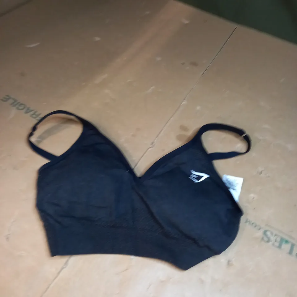 GREY GYMSHARK SPORTS BRA SIZE MEDIUM 