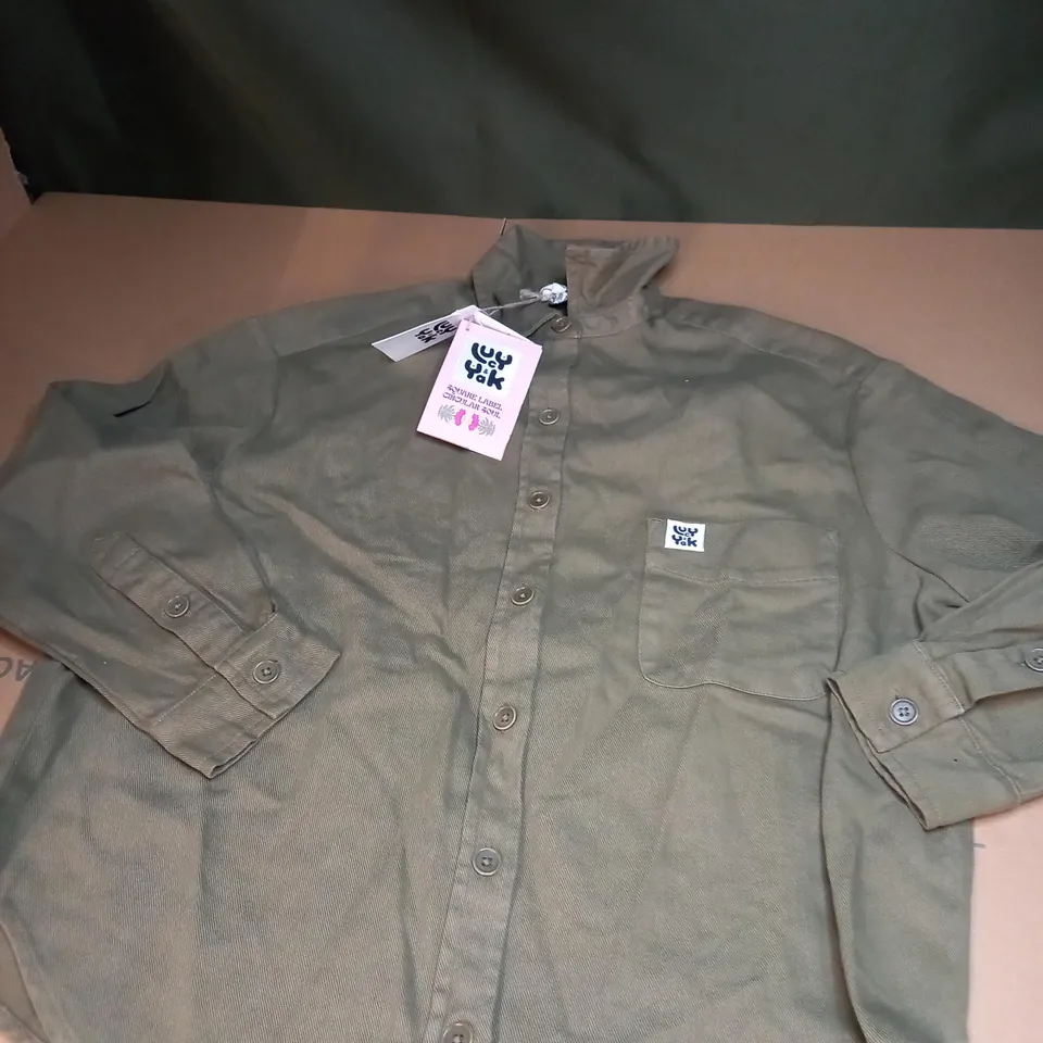 LUCY AND YAK LENNY OVERSHIRT SIZE XS