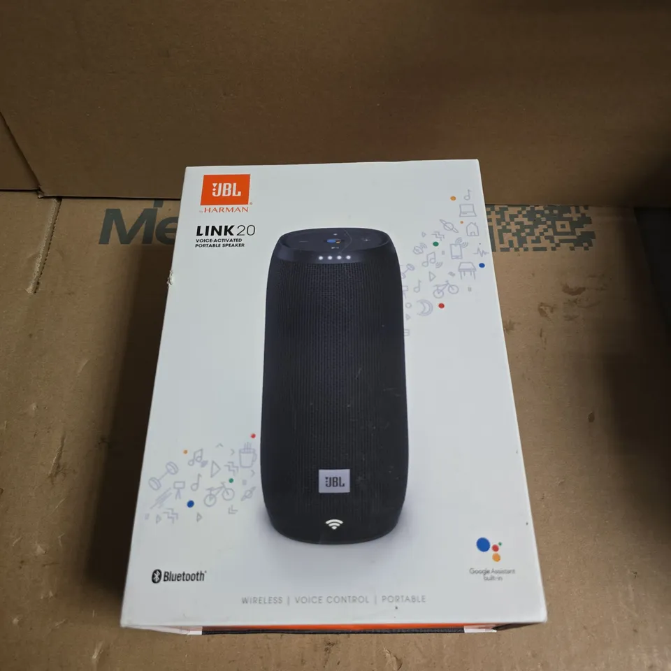 JBL LINK20 PORTABLE SPEAKER – BLACK 