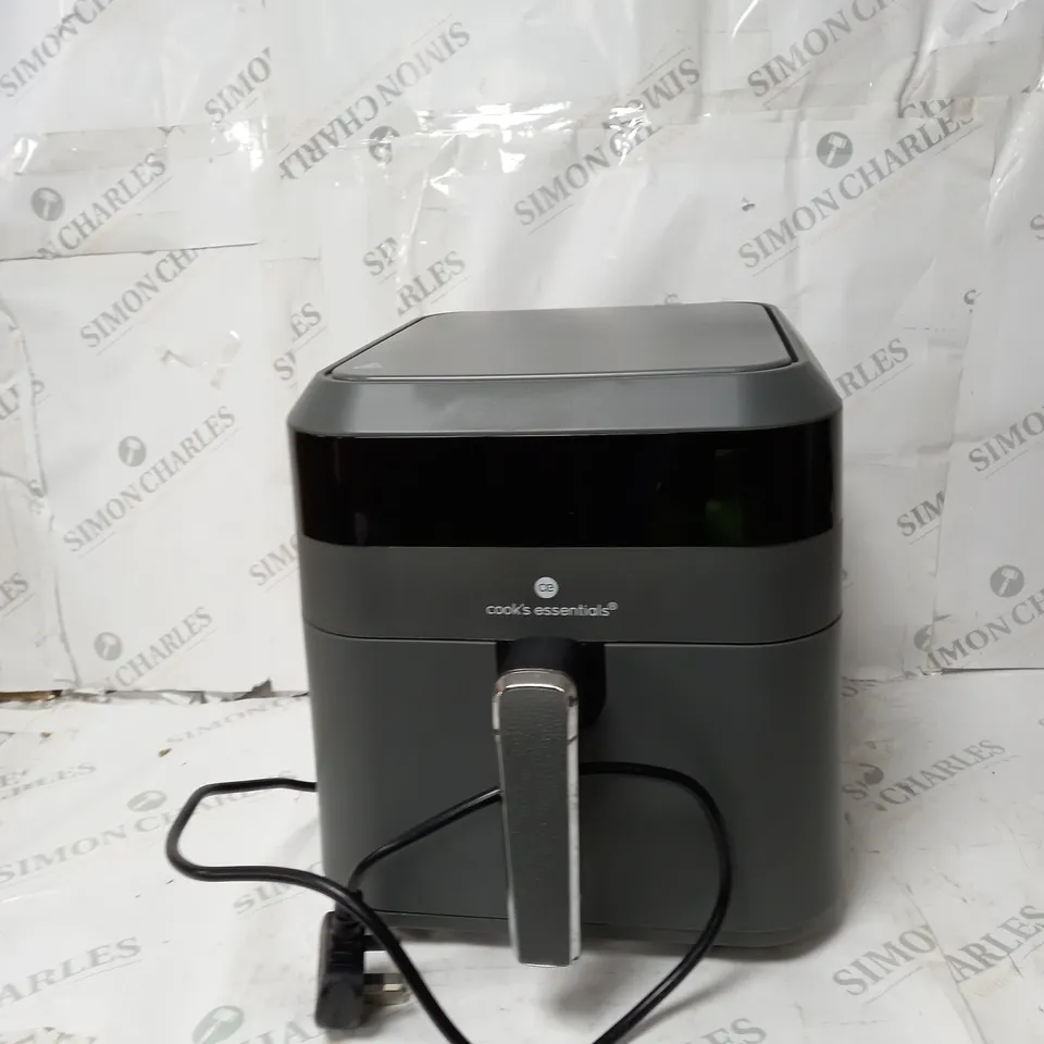 BOXED COOK'S ESSENTIALS 5.8L AIR FRYER IN SLATE GREY