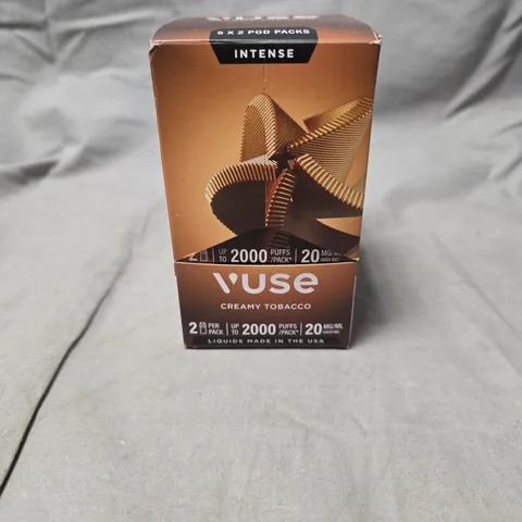 VUSE INTENSE POD PACKS - CREAMY TOBACCO (5 X 2 PODS, 20 MG/ML NICOTINE)