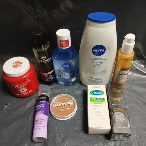 APPROXIMATELY 15 ASSORTED HEALTH & BEAUTY PRODUCTS TO INCLUDE CETAPHIL NIGHT CREAM, FRIZZ EASE, BERKELEY HAIR CREAM ETC 