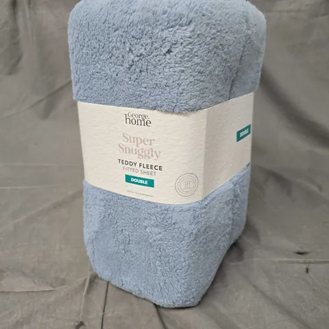 SUPER SNUGGLY TEDDY FLEECE FITTED SHEET - DOUBLE