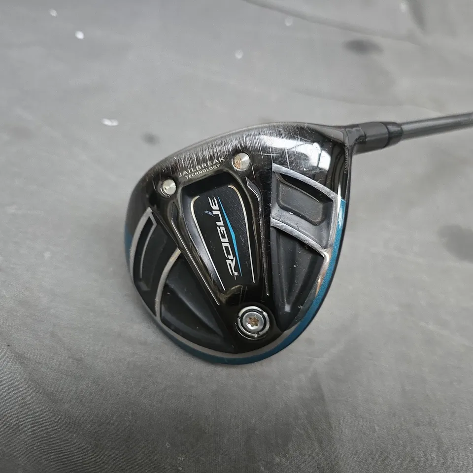 3-WOOD ROGUE GOLF CLUB WITH GOLF PRIDE GRIP – BLACK/BLUE SHAFT