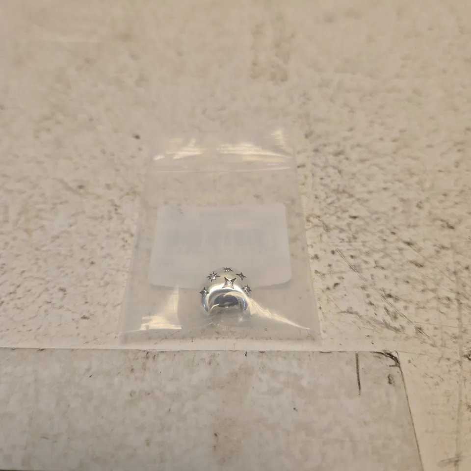PANDORA MOON STERLING SILVER CHARM WITH CLEAR CUBIC ZIRCONIA "THE SKY IS THE LIMIT" UNBOXED