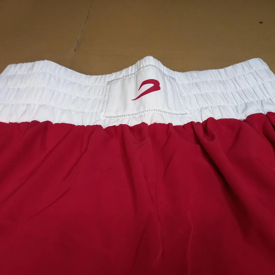 BOXRAW STEVENSON SHORTS IN RED - L