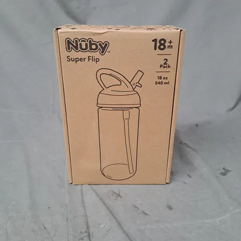 BOXED AND SEALED NUBY SUPER FLIP 540ML BOTTLES