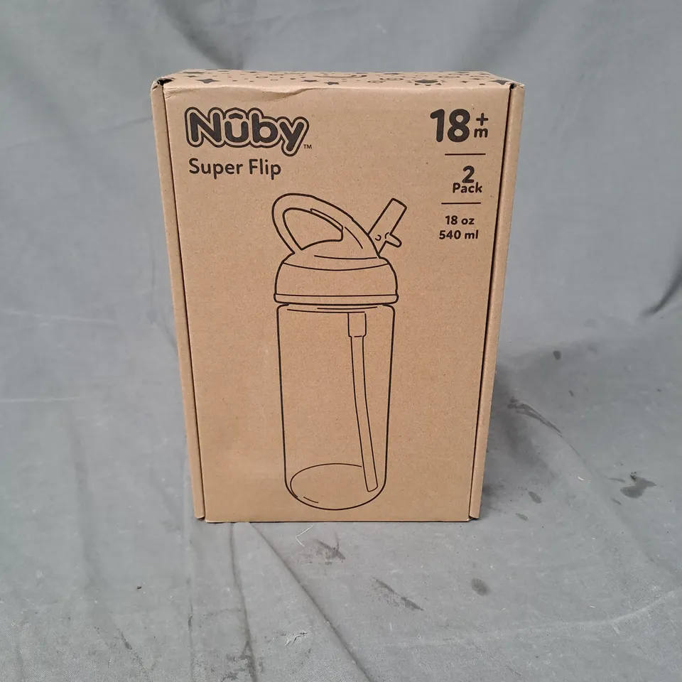 BOXED AND SEALED NUBY SUPER FLIP 540ML BOTTLES